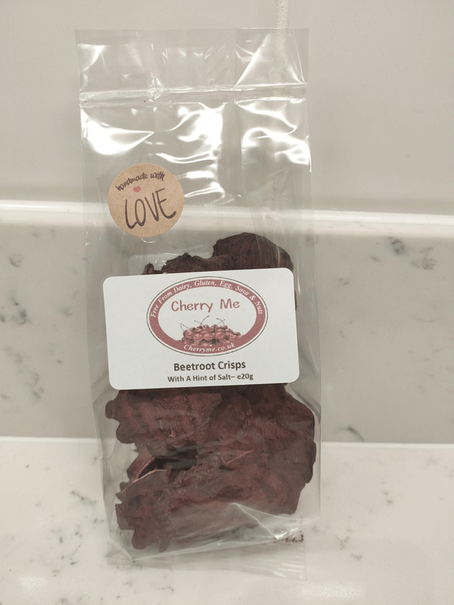 Crispy Beetroot Slices with a hint of salt - 4 Bags