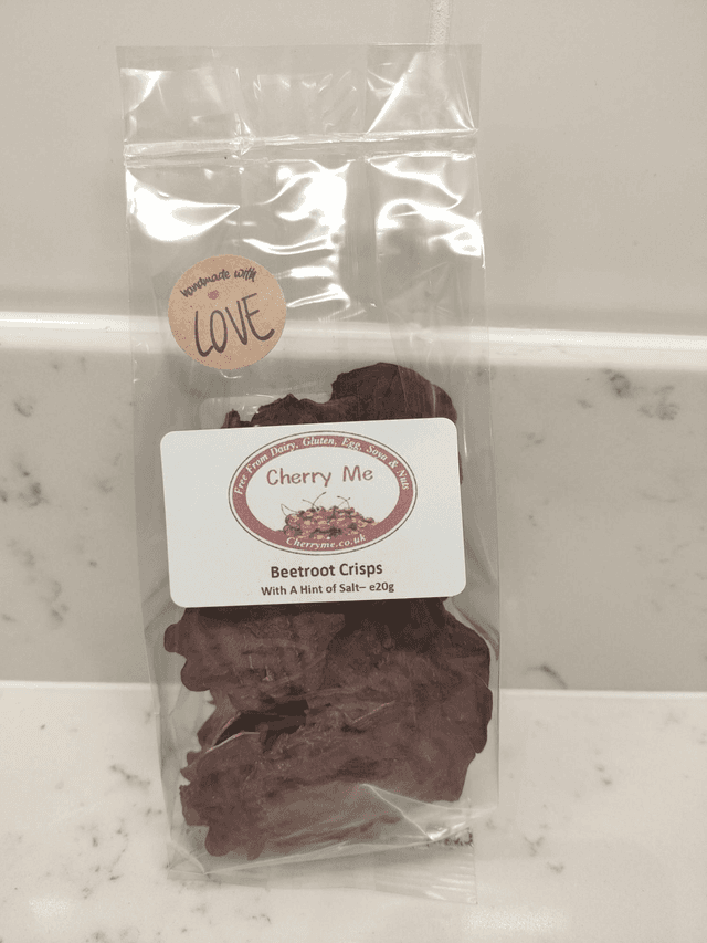 Crispy Beetroot Slices with a hint of salt - 4 Bags